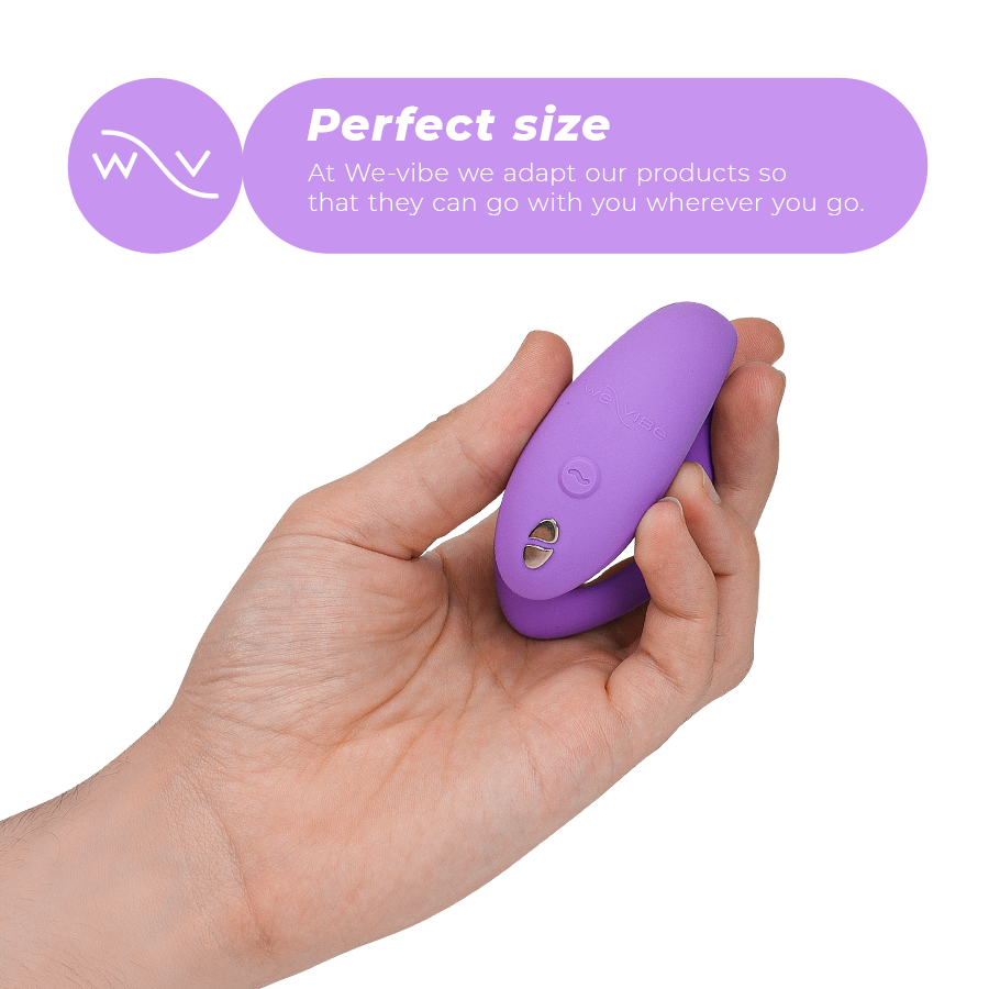 WE-VIBE - SYNC O VIBRADOR FLEXÍVEL CONTROLE REMOTO VIOLETA
