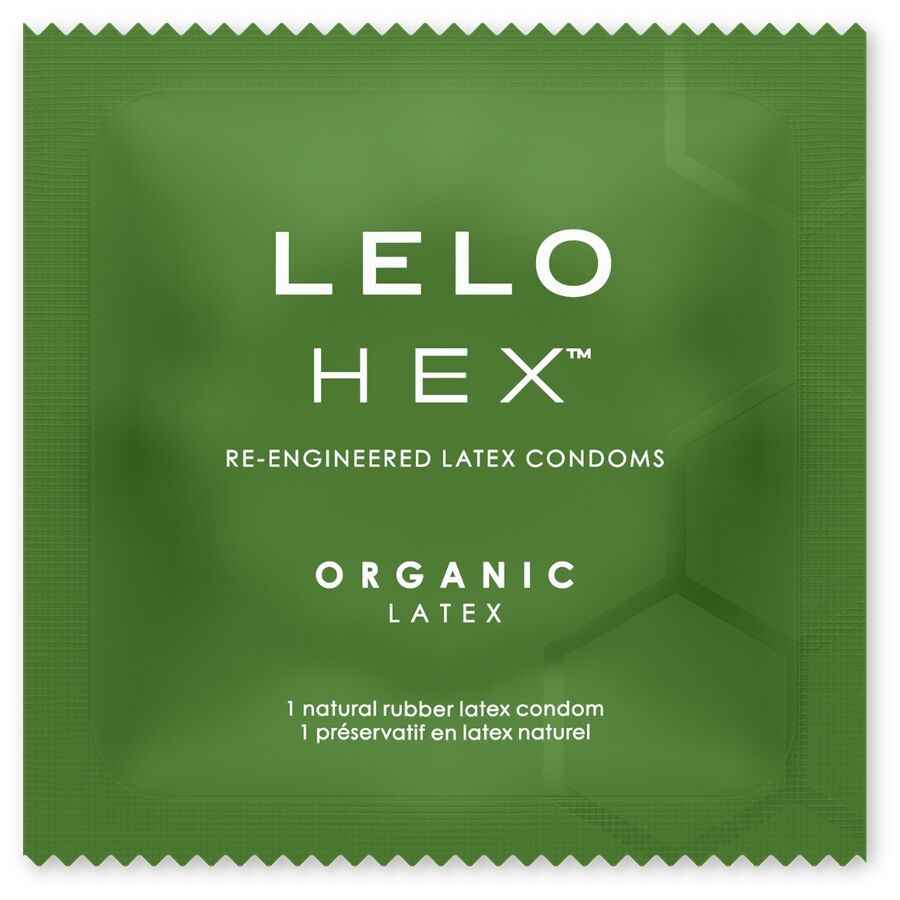 LELO - CAIXA DE PRESERVATIVOS ORGÂNICOS HEX 12 UNIDADES