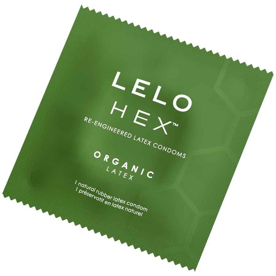 LELO - CAIXA DE PRESERVATIVOS ORGÂNICOS HEX 36 UNIDADES