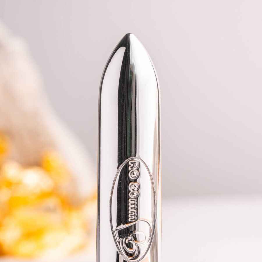 ROCKS-OFF - BALA VIBRANTE RO-80 CROMADA PRATA