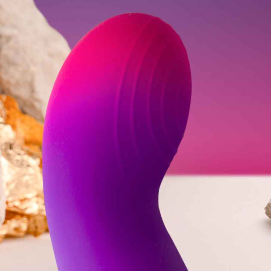 ROCKS-OFF - GLOW GIRL VIBE VIBRADOR DISCRETO ROXO PARA PONTO G