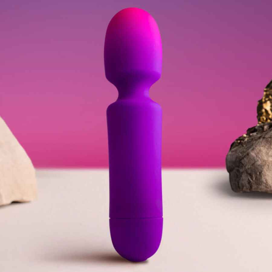 ROCKS-OFF - GLO-GIRL VIBRADOR WAND MINI ROXO