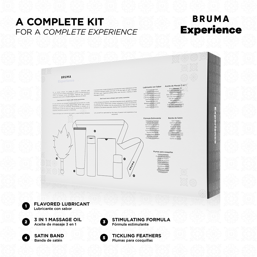 BRUMA XPERIENCE - KIT VIBRO-ORGASMICO DE CHICLETE DOCE TENTAÇÃO