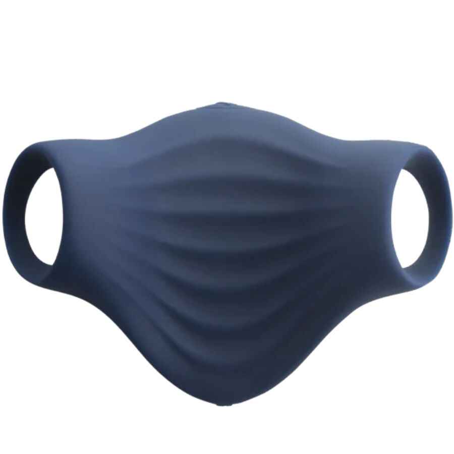 ROCKS-OFF - MASTURBADOR VIBRADOR FLEXÍVEL PALM BLUE