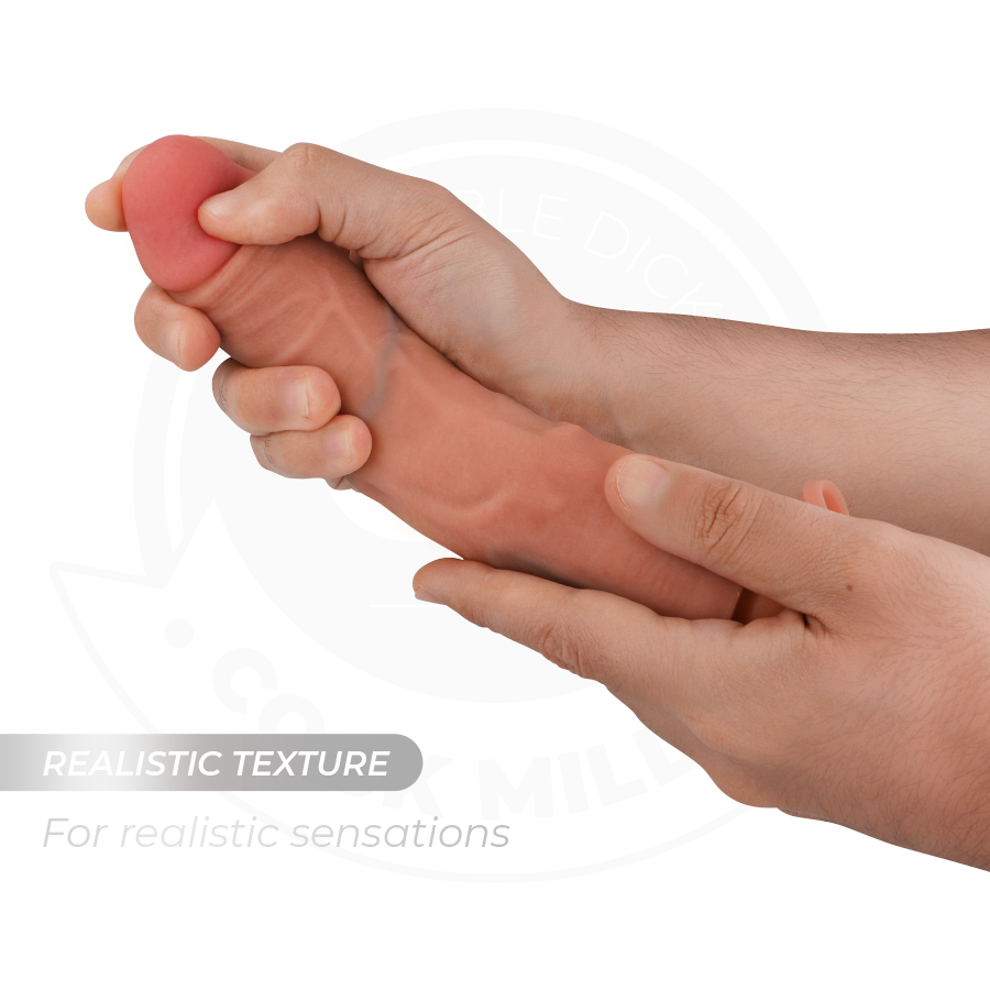 COCK MILLER - DILDO REALISTA COM VENTOSA E VIBRAÇÃO COM CONTROLE REMOTO 21,5 CM