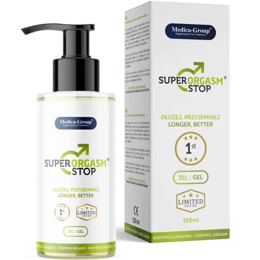 MEDICA GROUP - SUPER ORGASM STOP GEL ÍNTIMO PARA HOMENS 150 ML