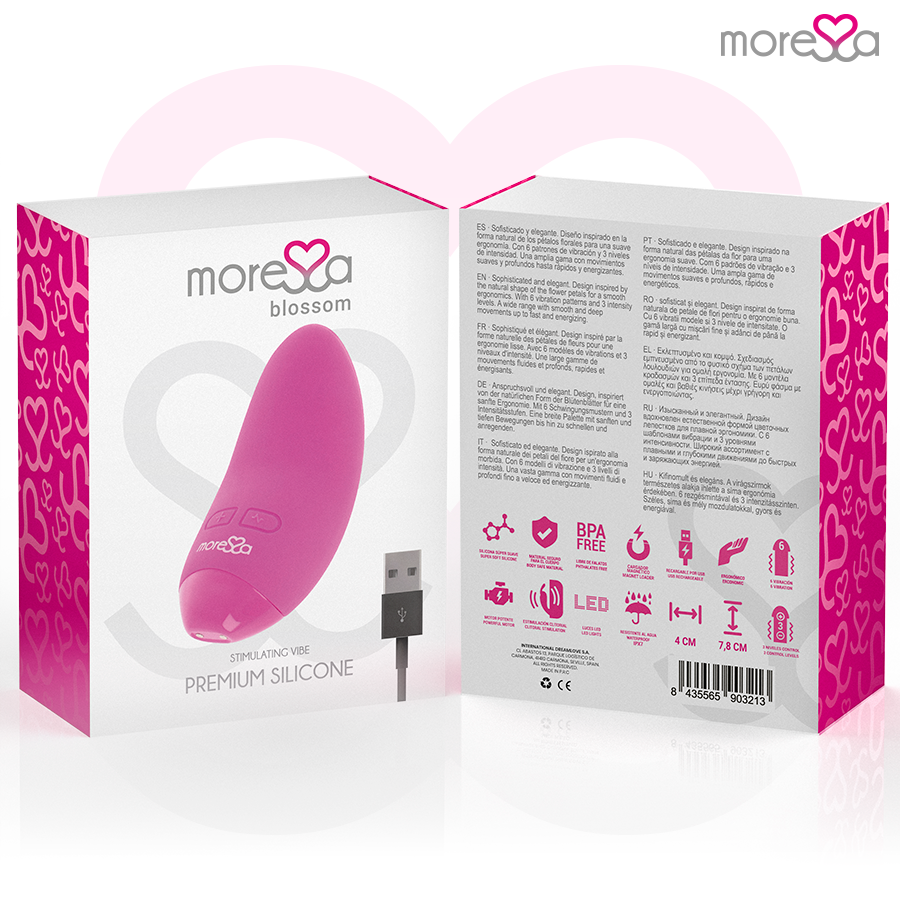 MORESSA - VIBRADOR FLOR ROSA