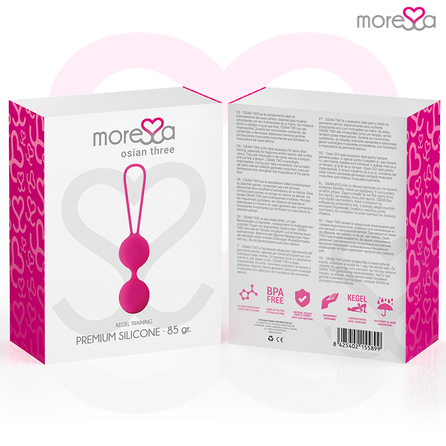 MORESSA - OSIAN TRÊS SILICONA PREMIUM ROSA