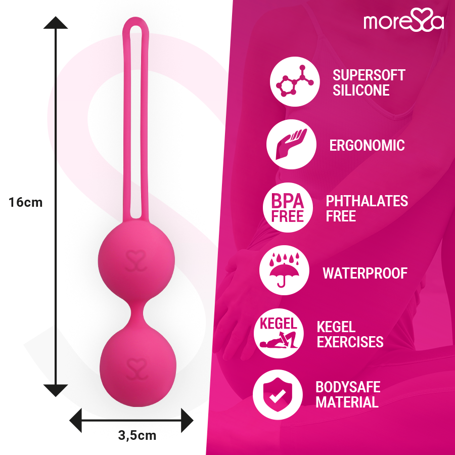 MORESSA - OSIAN DOIS SILICONA PREMIUM ROSA