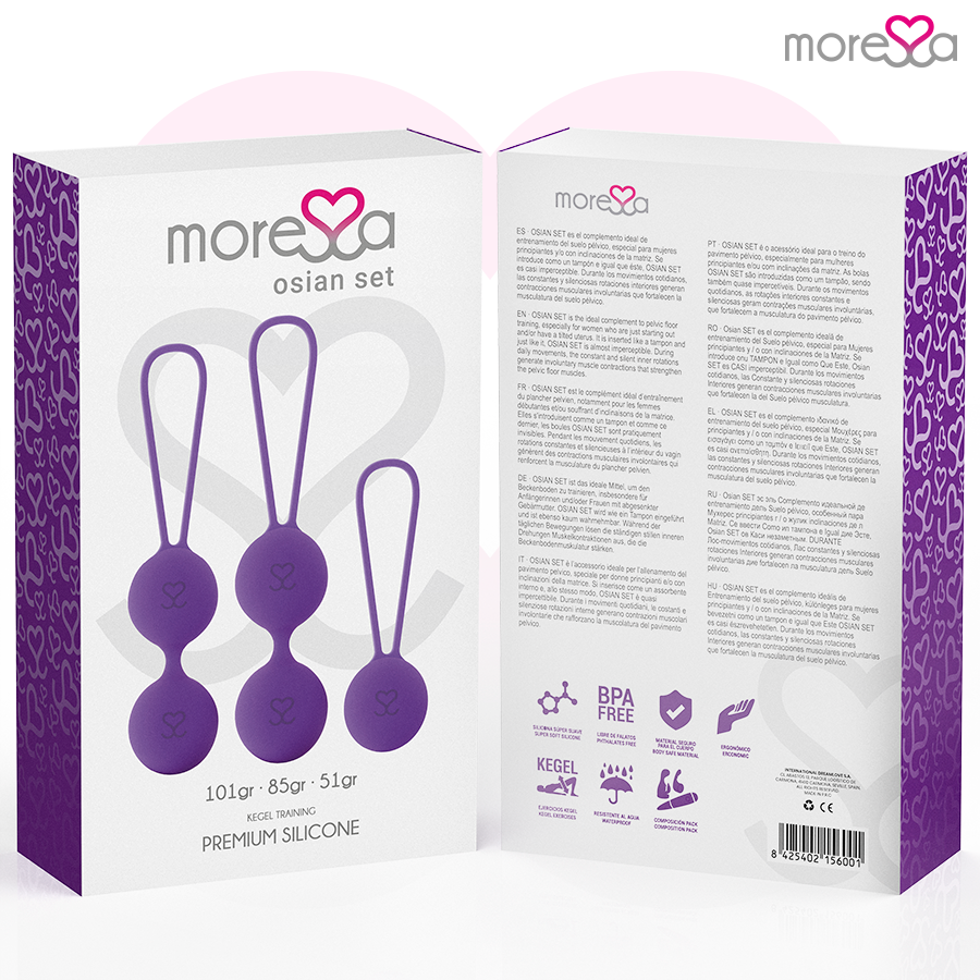 MORESSA - CONJUNTO OSIAN LILS DE SILICONA PREMIUM