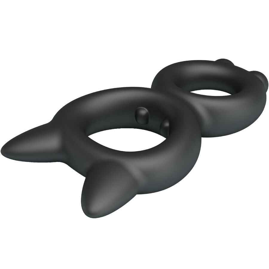 CRAZY BULL - ANEL DUPLO DE SILICONE TORAN MODELO 20