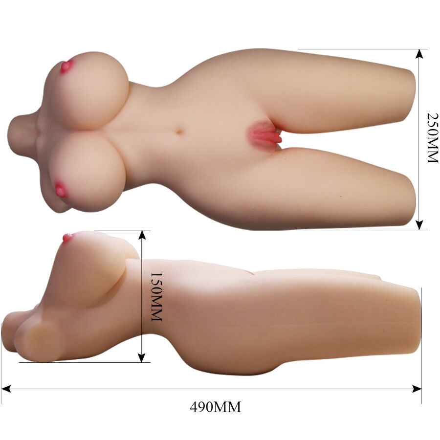 CRAZY BULL - TIFFANY TORSO FEMININO REALISTA VAGINA E ANAL 5,5 KG