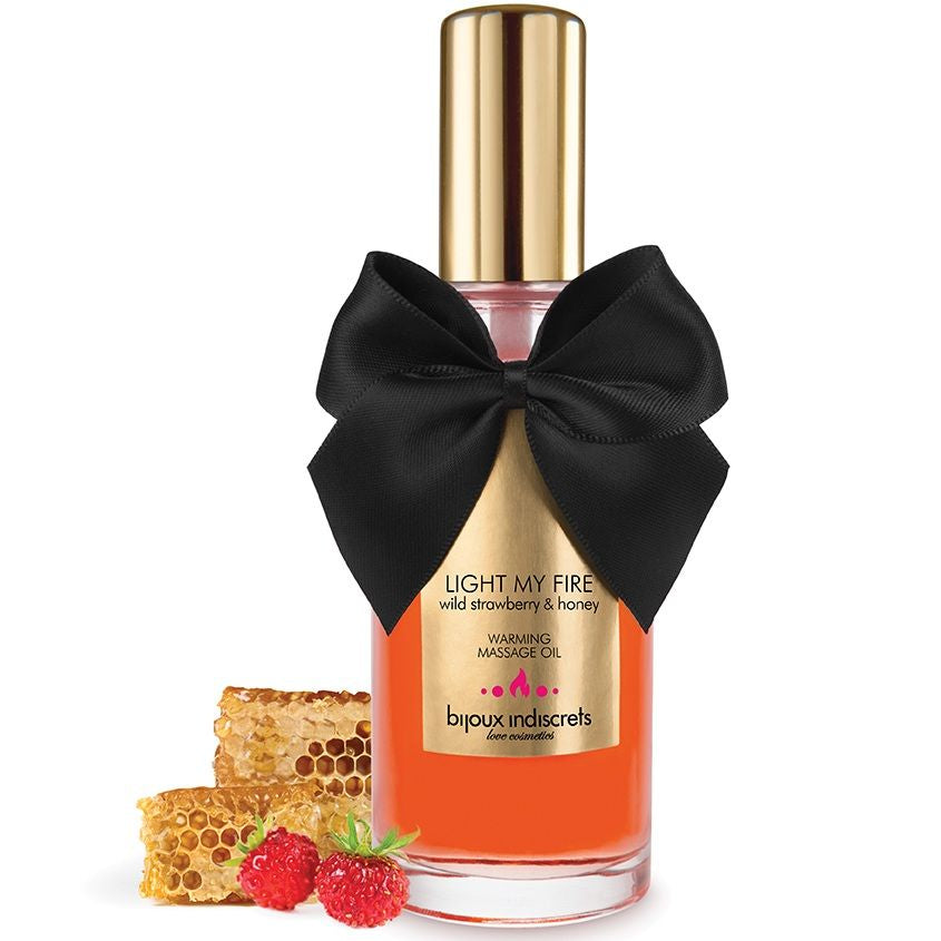 BIJOUX - ÓLEO DE MASSAGEM EFEITO CALOR AROMA MORANGO