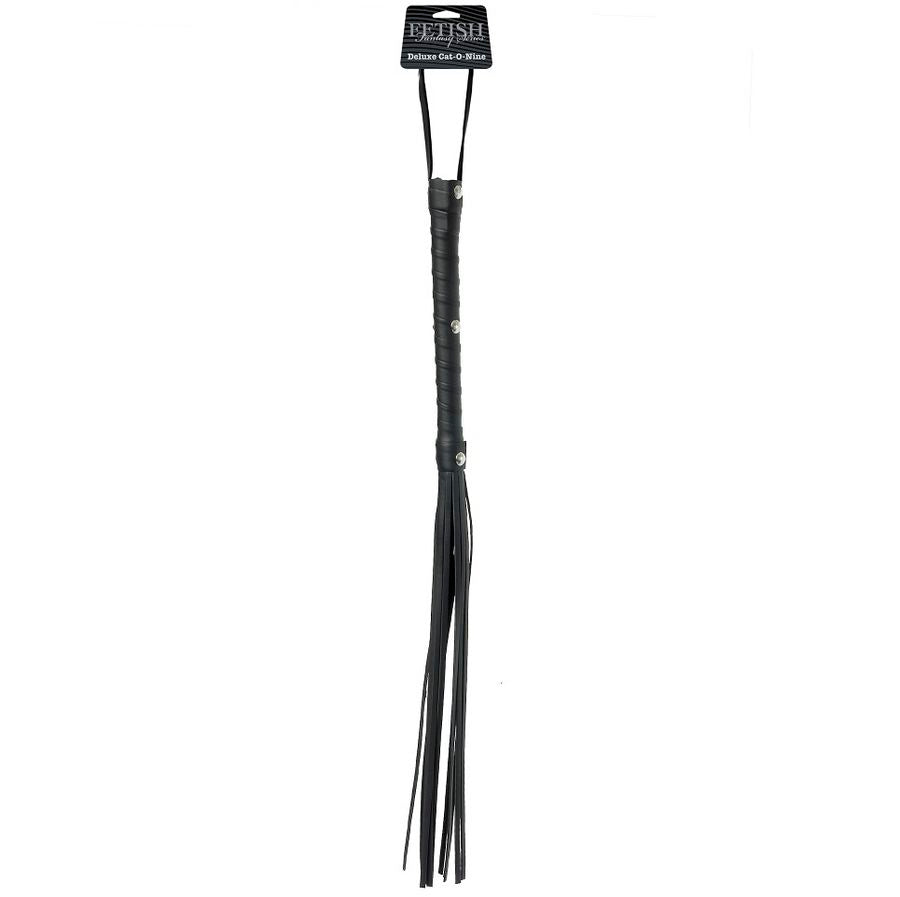 FETISH FANTASY LIMITED EDITION - CHICOTE EM PELE PRETO - Sex Shop Sexy