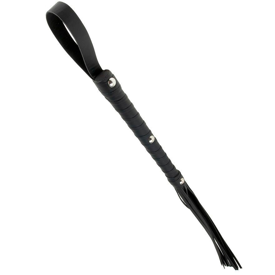 FETISH FANTASY LIMITED EDITION - CHICOTE EM PELE PRETO - Sex Shop Sexy