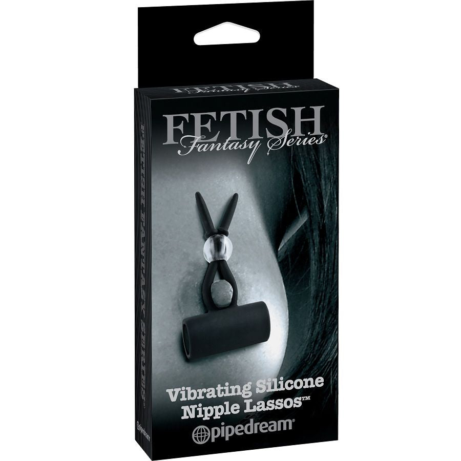 FETISH FANTASY EDICIÓN LIMITADA - VIBRANDO LAZOS PARA PEZONES DE SILICONA