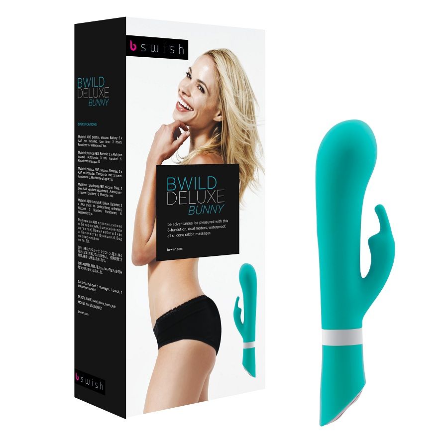 B SWISH - BWILD DELUXE COELHO VIBRADOR JADE VERDE - Sex Shop Sexy