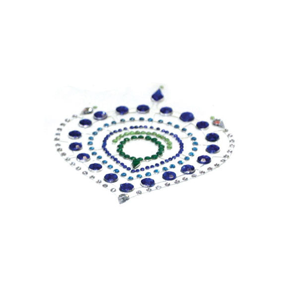 BIJOUX - INDISCRETOS FLAMBOYANT AZUL Y VERDE