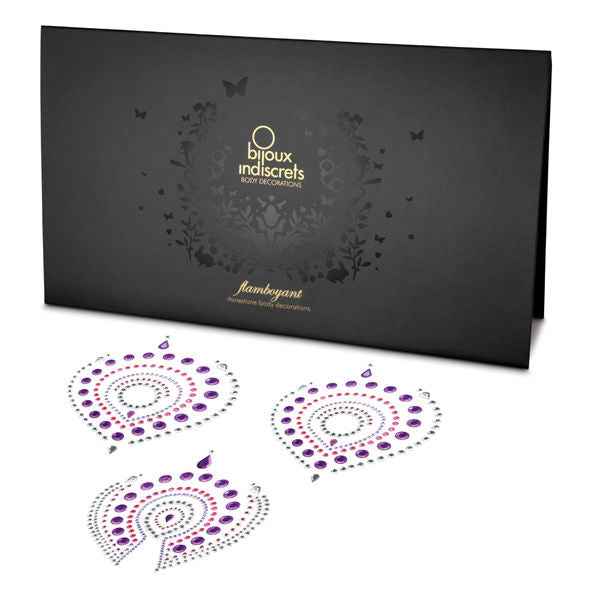 BIJOUX - INDISCRETS FLAMBOYANT LILÁS E ROSA