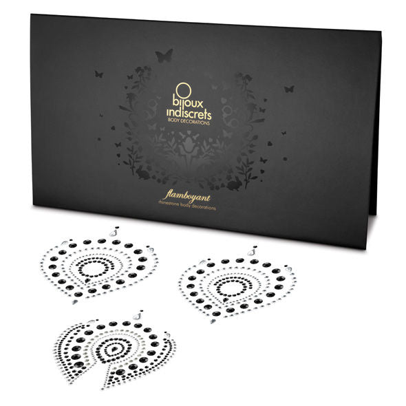 BIJOUX - INDISCRETOS FLAMBOYANT PRETO &amp; PRATA