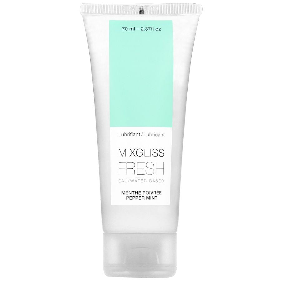 MIXGLISS - LUBRIFICANTE BASE ÁGUA EFEITO FRIO SABOR MENTA 70 ML - Sex Shop Sexy