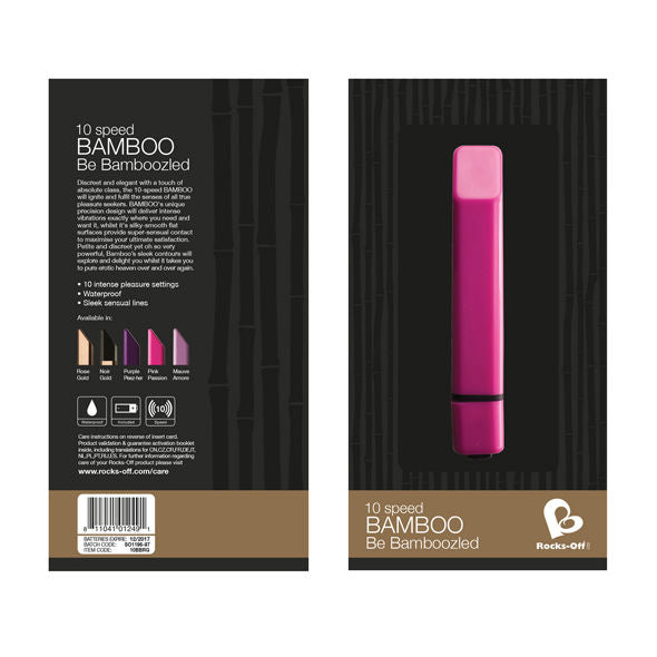 ROCKS-OFF - BAMBOO DOURADO - Sex Shop Sexy