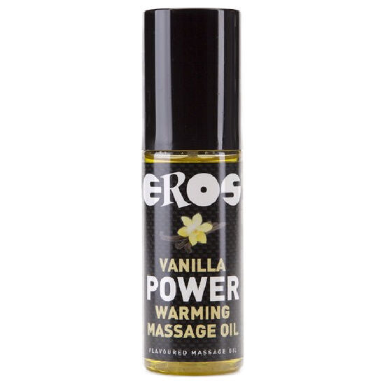 EROS POWER LINE - POWER ÓLEO DE MASSAGEM DE BAUNILHA EFEITO CALOR 100 ML - Sex Shop Sexy