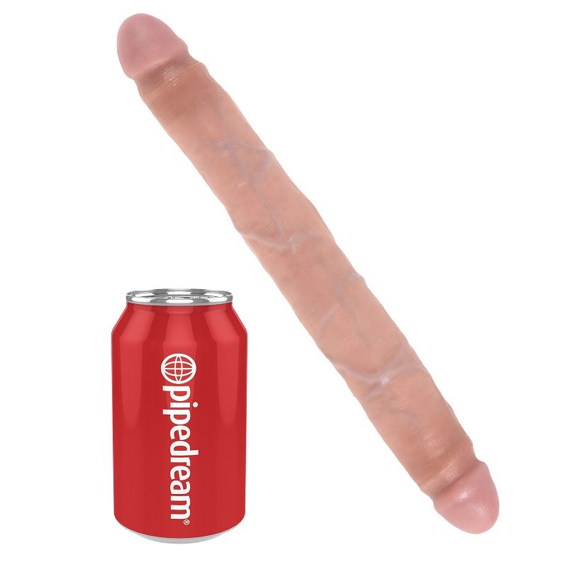 KING COCK - DILDO DUPLO NATURAL 30 CM - Sex Shop Sexy