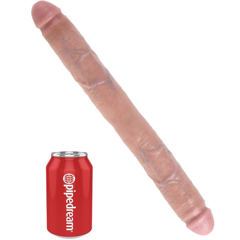 KING COCK - THICK DILDO DUPLA PENETRAÇÃO 40,6 CM - Sex Shop Sexy