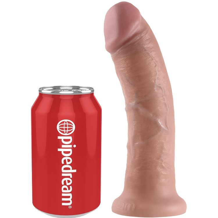 DILDO REALISTA 20.3 CM NATURAL DA KING COCK - Sex Shop Sexy
