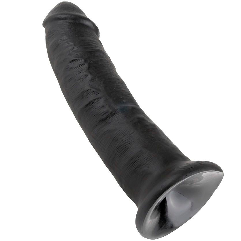 KING COCK - DILDO REALISTA 22.9 CM PRETO - Sex Shop Sexy