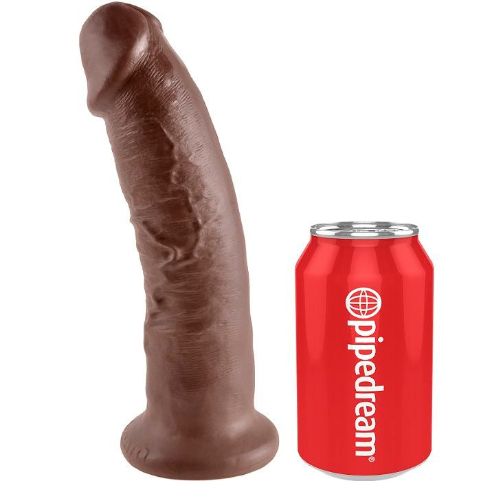 DILDO REALISTA 22.9 CM CASTANHO DA KING COCK - Sex Shop Sexy