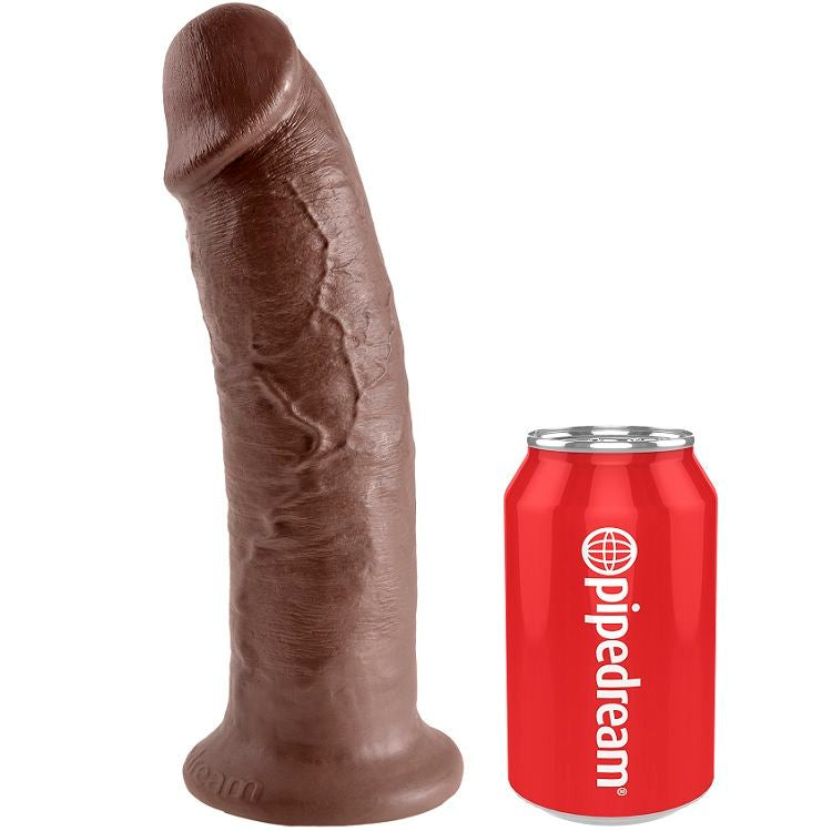 KING COCK - 10 PÉNIS CASTANHO 25,4 CM - Sex Shop Sexy