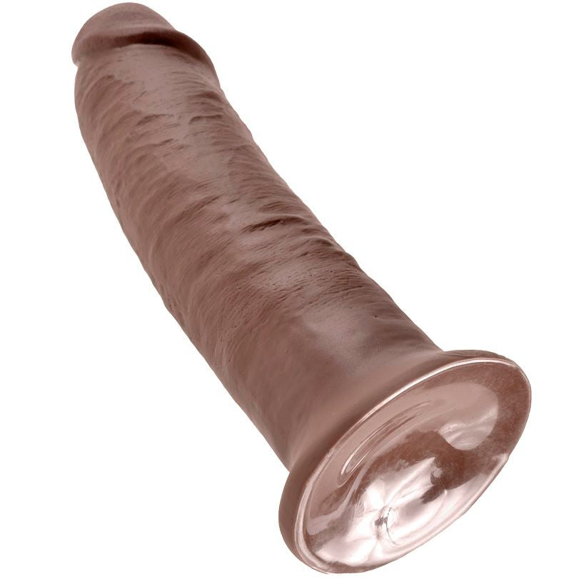 KING COCK - 10 DILDOS MARRONES 25.4 CM