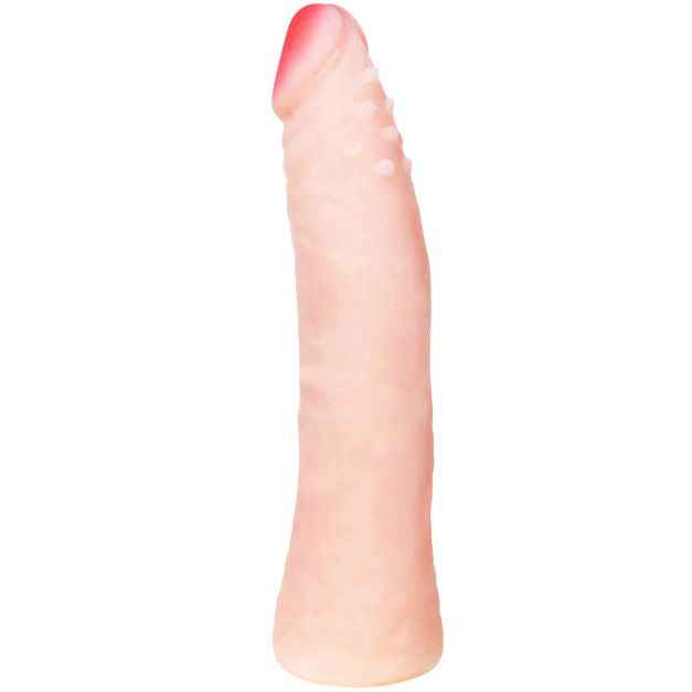 BAILE - DILDO EM SILICONE TOQUE DE PELE REALISTA 19 CM COR ALEATÓRIA