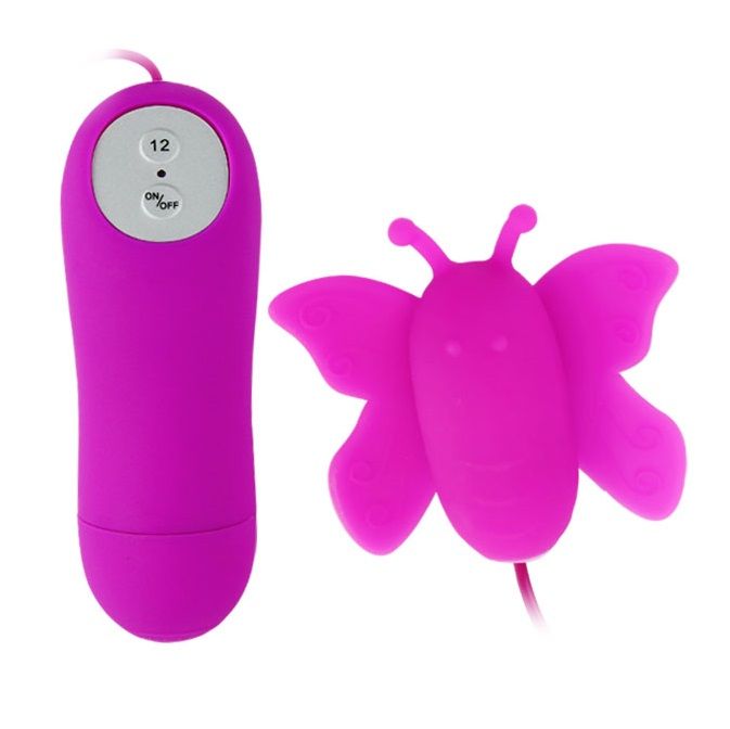 BAILE - ESTIMULADOR DE CLÍTORIS BORBOLETA LOVE EGGS 12 VELOCIDADES LILÁS COM COMANDO - Sex Shop Sexy
