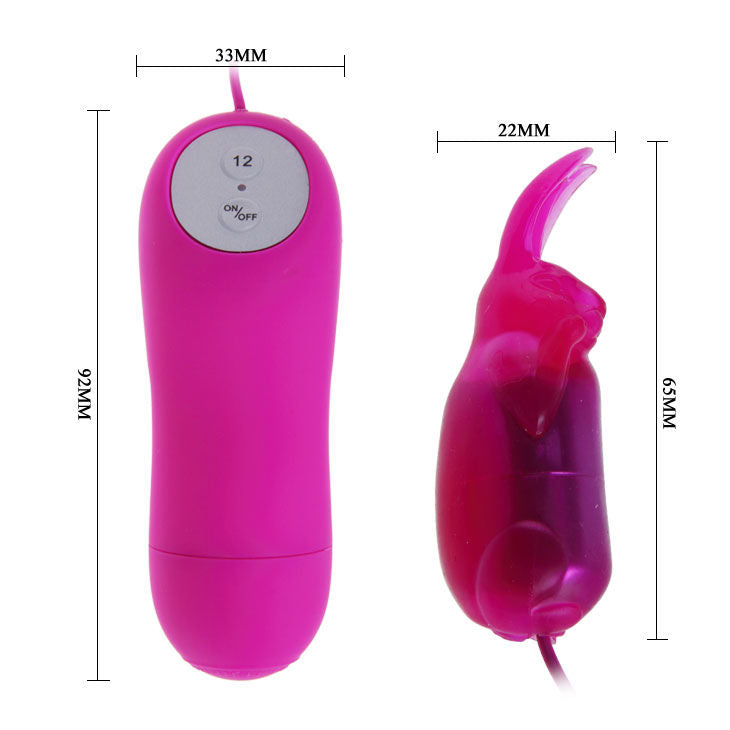 BAILE - CUTE SECRET COELHO VIBRADOR 12 VELOCIDADES - Sex Shop Sexy