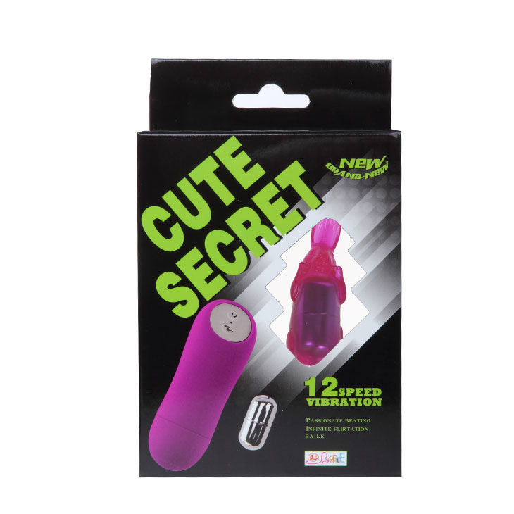 BAILE - CUTE SECRET COELHO VIBRADOR 12 VELOCIDADES - Sex Shop Sexy