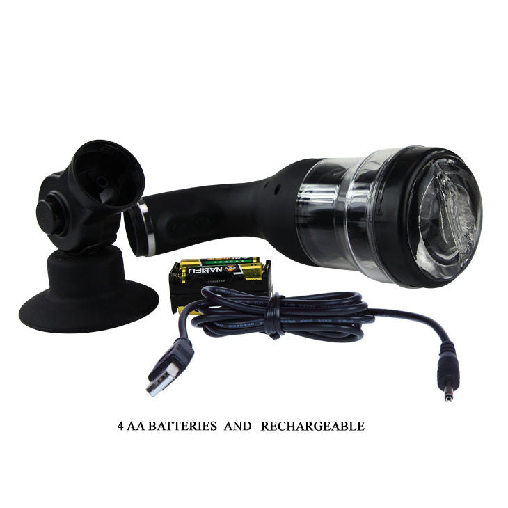 BAILE - MASTURBADOR AUTOMÁTICO ROTATION LOVER CON SOPORTE