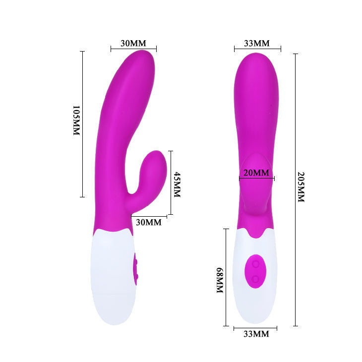PRETTY LOVE - FLIRTATION VIBRADOR COM ESTIMULADOR CLITORIS ALVIS - Sex Shop Sexy