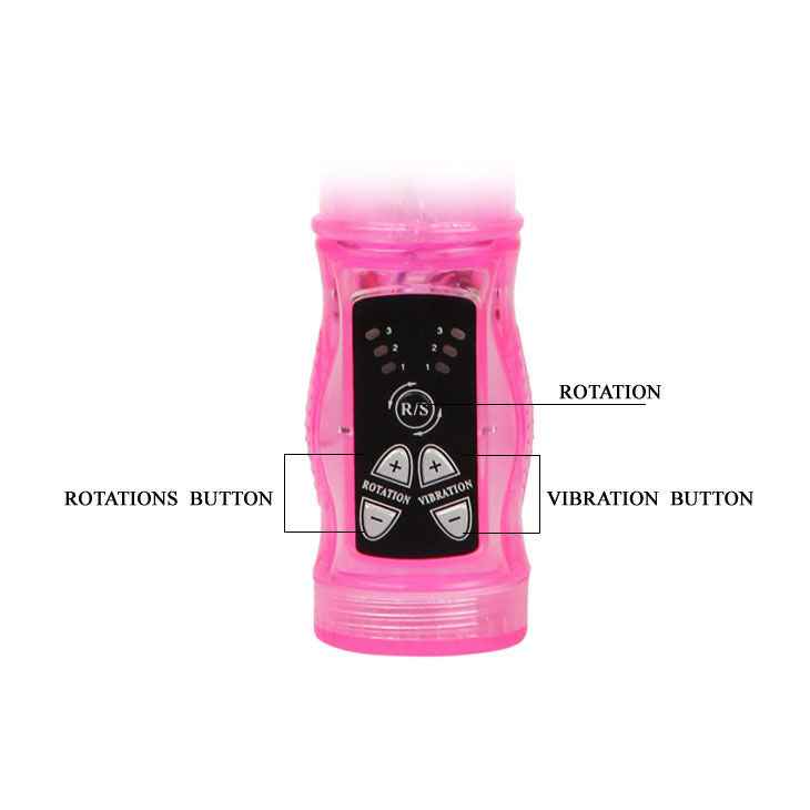 BAILE - MINI ROTATIVO RABBIT ROSA SUPERESTIMULADOR