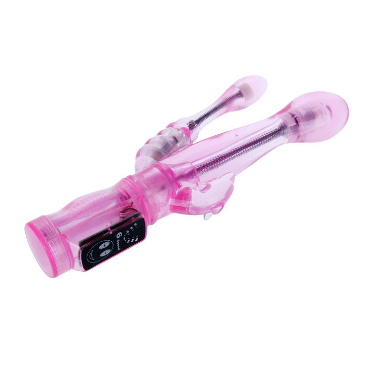 BAILE - VIBRADOR FLEXÍVEL COM ESTIMULADOR ANAL - Sex Shop Sexy