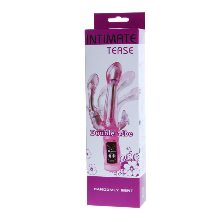 BAILE - VIBRADOR FLEXÍVEL COM ESTIMULADOR ANAL - Sex Shop Sexy