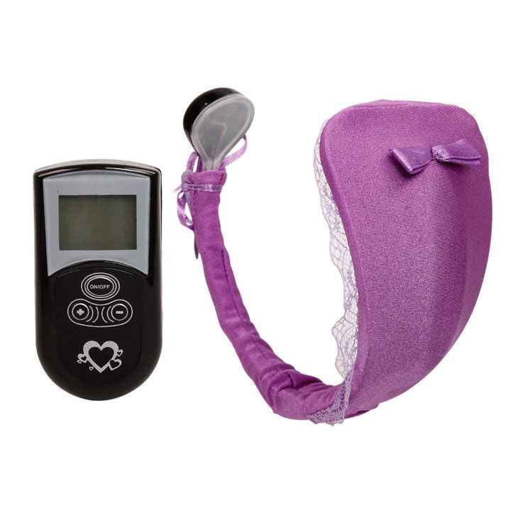 BAILE - TANGA COM VIBRADOR COM CONTROLO REMOTO LILA