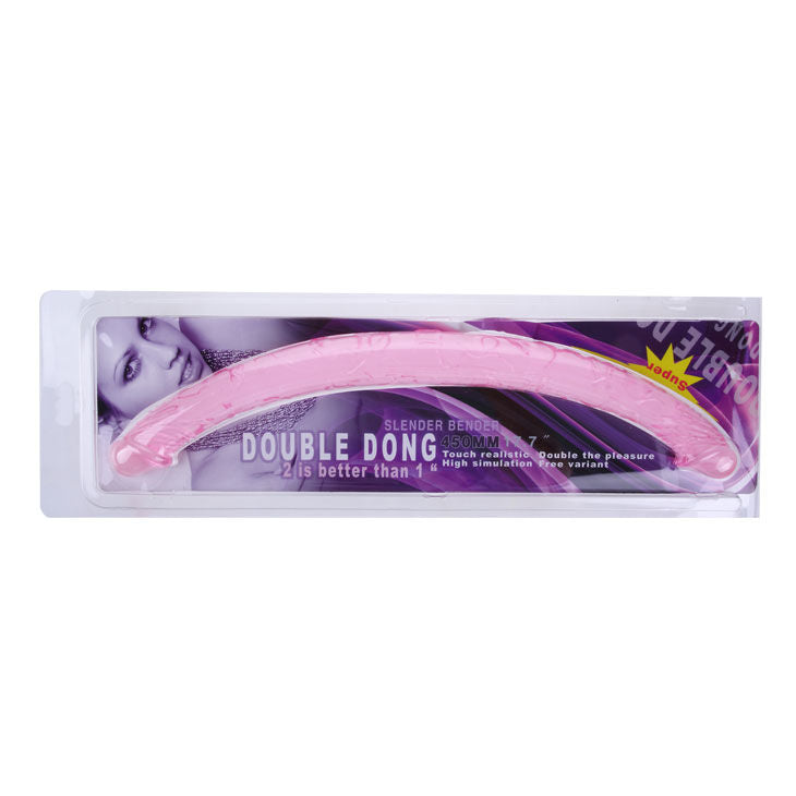 BAILE - DOUBLE DONG LILÁS 44,5 CM - Sex Shop Sexy