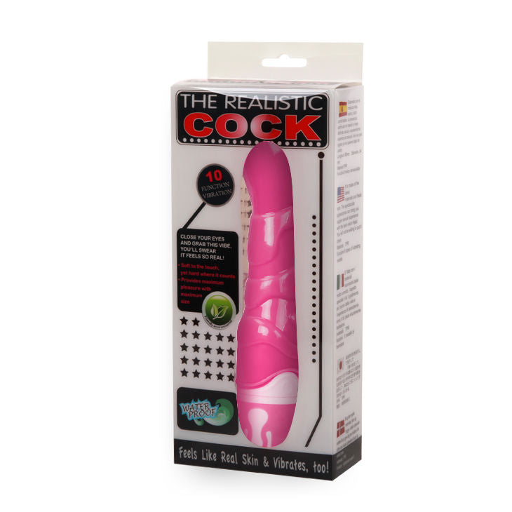 BAILE - PÊNIS REALISTA ROSA 21.8 CM - Sex Shop Sexy