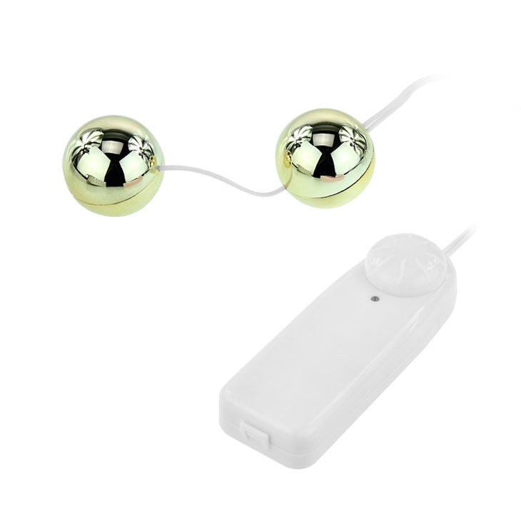 BAILE - VIBRADOR DE BOLAS CHINESAS DORADO