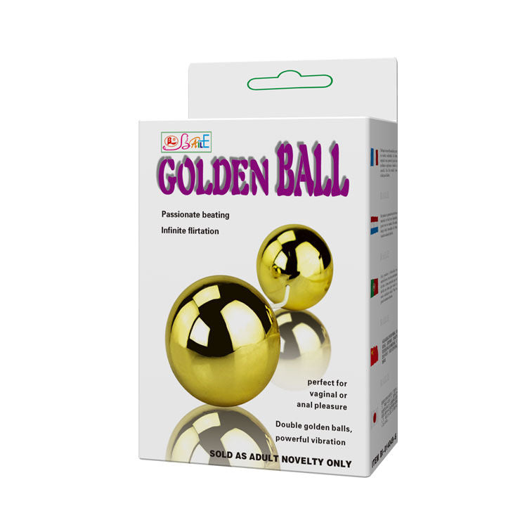 BAILE - GOLDEN BOLAS CHINESAS VIBRADORAS - Sex Shop Sexy