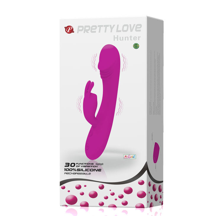 PRETTY LOVE - SMART VIBRADOR COM COELHO 30 MODOS HUNTER - Sex Shop Sexy
