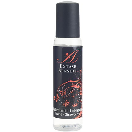 EXTASE SENSUAL - LUBRIFICANTE MORANGO VIAGEM 35 ML - Sex Shop Sexy